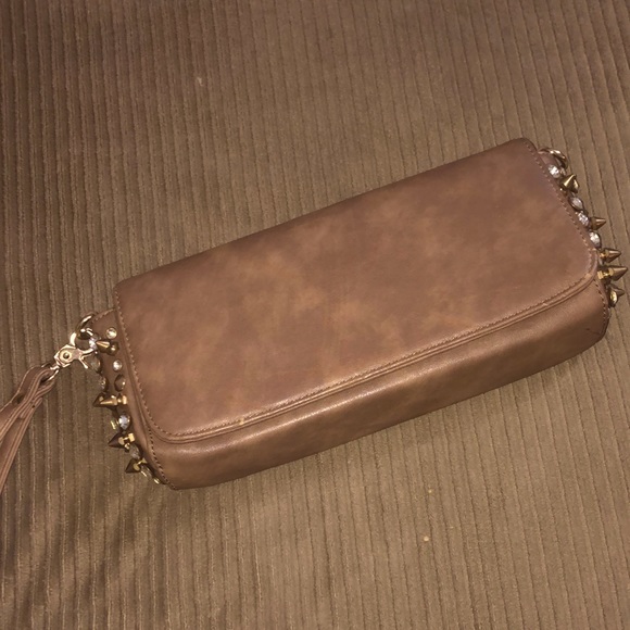 Street Level Handbags - Street Level studded clutch